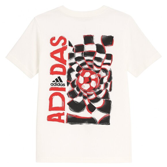 NWT - Adidas Boys “Nothing But Net” Short Sleeve Graphic T-Shirt – Sizes: 6 & 7 - Picture 2 of 8